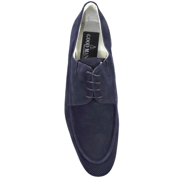 GOODMAN ?? MEN\'S NAVY BLUE SUEDE COMFORT SUMMER SHOES main image 3